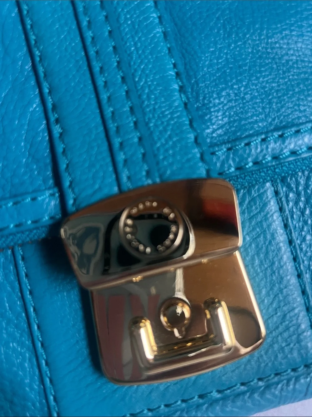 Marc by Marc Jacobs Fold-Over Clutch with Gold Hardware